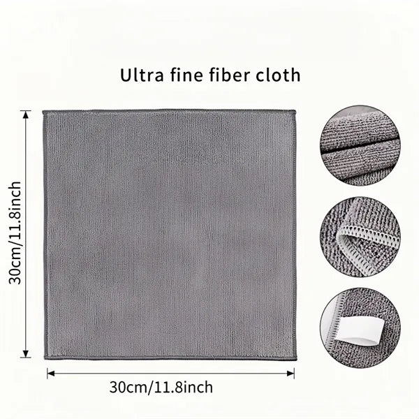 12'' x 12'' Microfiber Cleaning Towel For Car Care