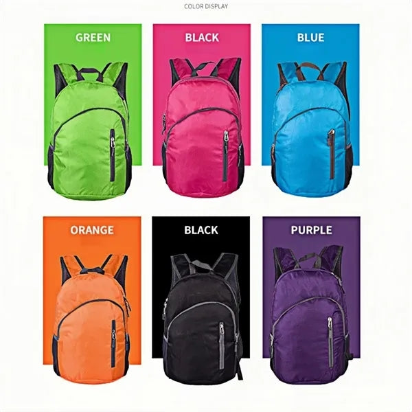 Foldable Lightweight Backpack For Travel And Outdoor Use