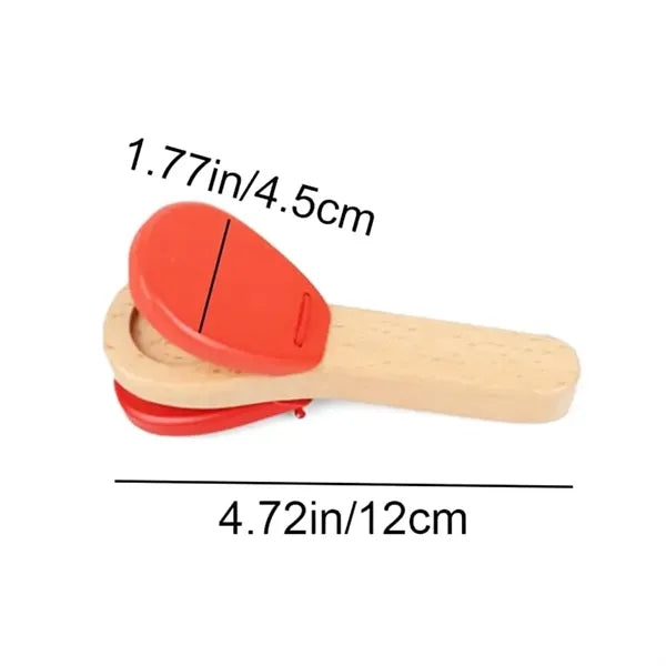 Wooden Hand Clapper Percussion Toy