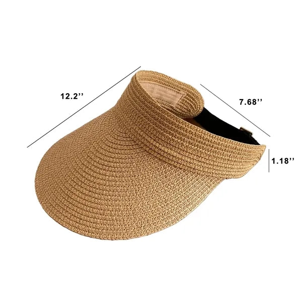 Foldable Beach Visors Summer Hats