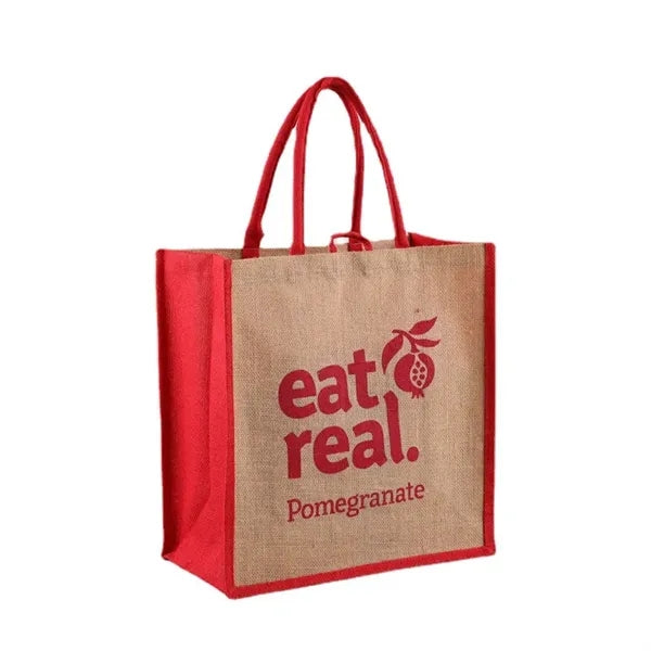 Eco-Chic Jute Tote with Rope Handle