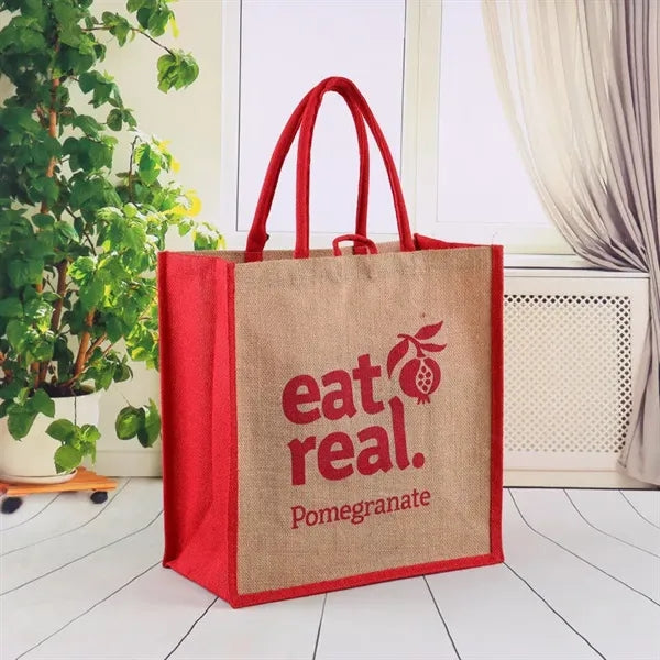 Eco-Chic Jute Tote with Rope Handle