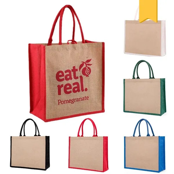 Eco-Chic Jute Tote with Rope Handle