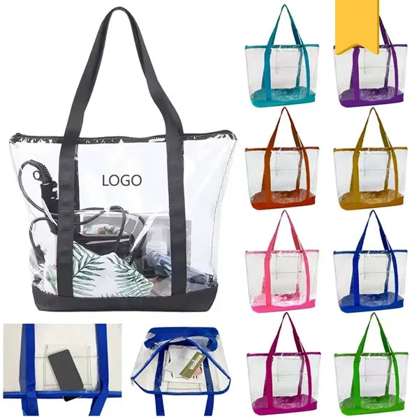 Jumbo Transparent Beach Tote
