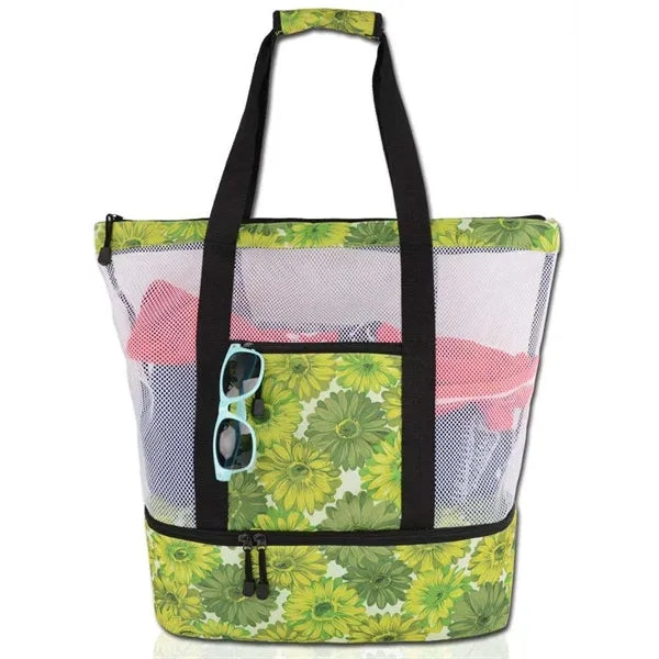 Huge Dual-Compartment Beach & Picnic Tote Bag