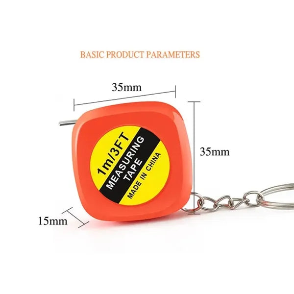 6-Foot Retractable Measuring Keychain