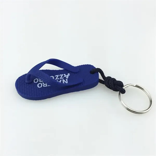 Cushioned PVC Flip-Flop Keychains