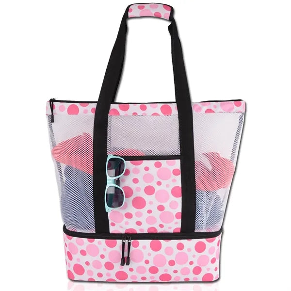 Huge Dual-Compartment Beach & Picnic Tote Bag
