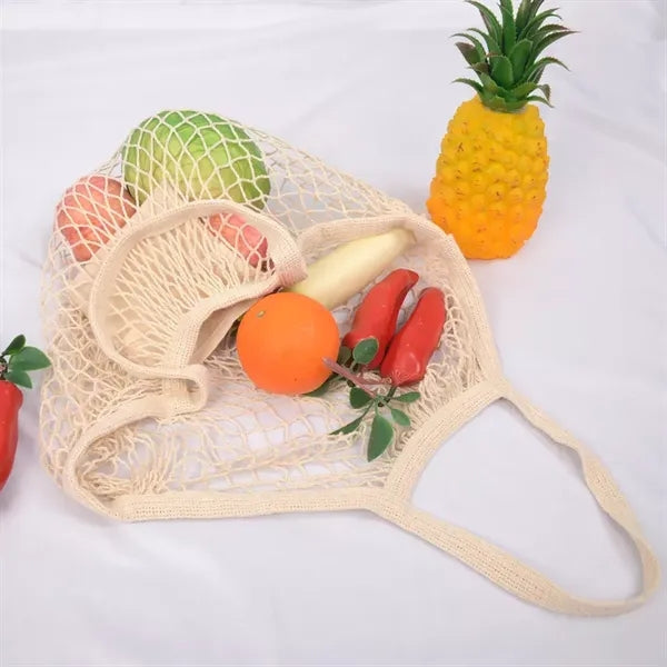 Collapsible Cotton Mesh Market Totes