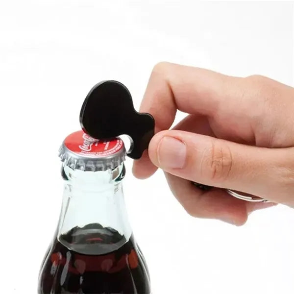 Aluminum Guitar Shape Bottle Opener Keychain