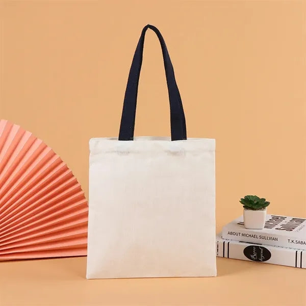 Colorful Handle Eco-Friendly Canvas Tote