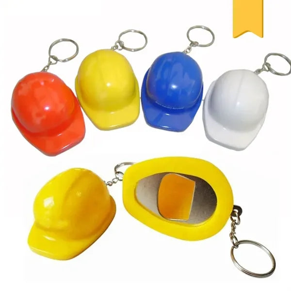Helmet-Style Bottle Opener Keyring