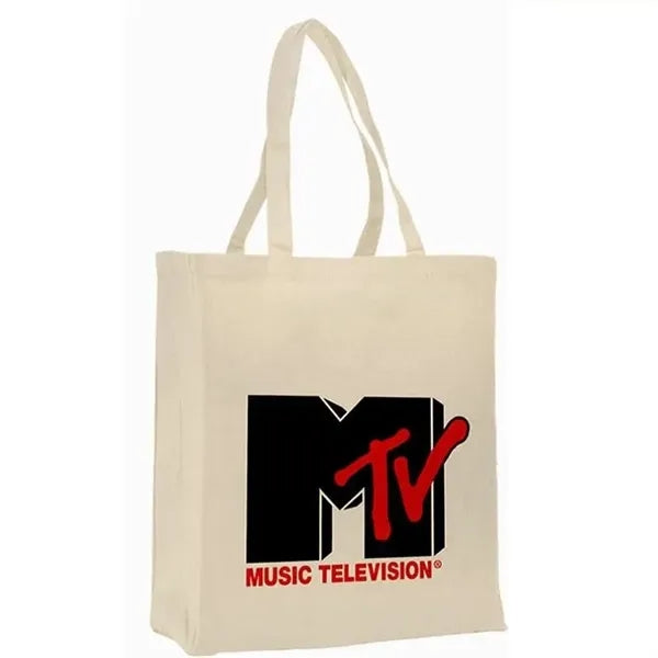 12 oz. Natural Cotton Canvas Tote Bag