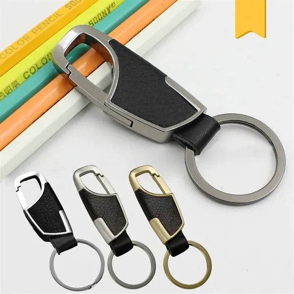 Stylish Metal & PU Vintage Keychains