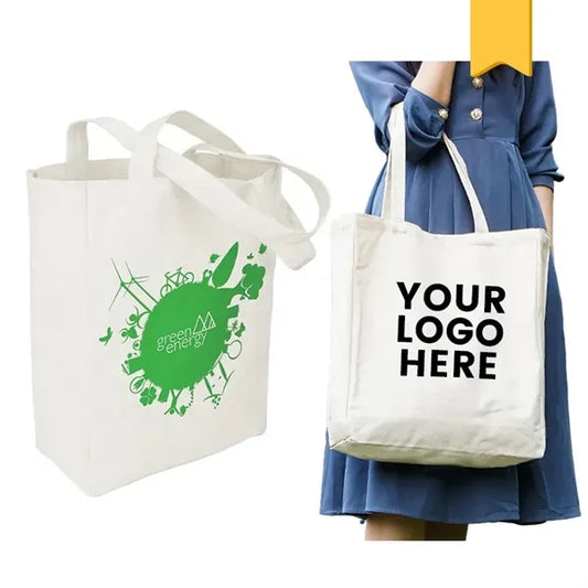 12 oz. Natural Cotton Canvas Tote Bag