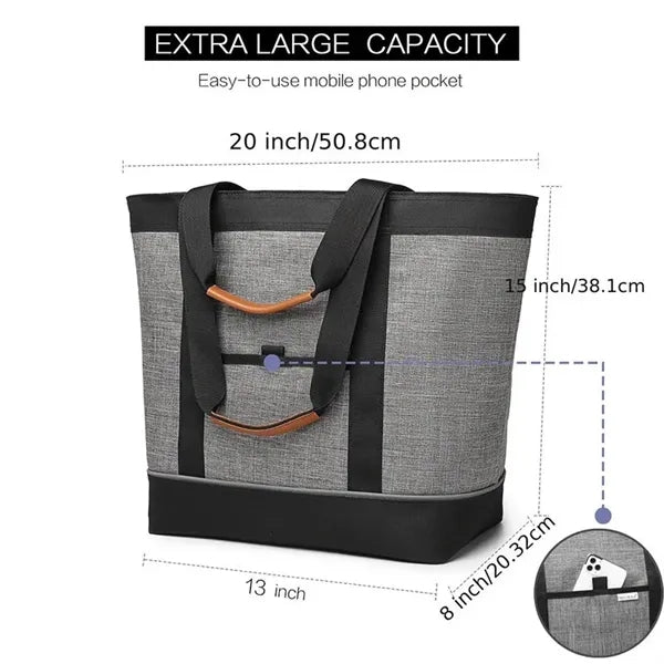 Jumbo Capacity Insulated Cooler Tote