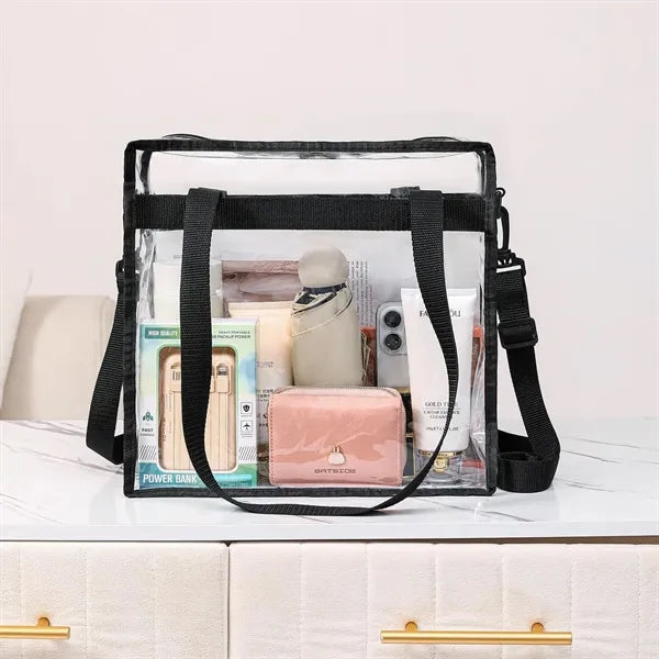 Transparent Travel PVC Tote Bag