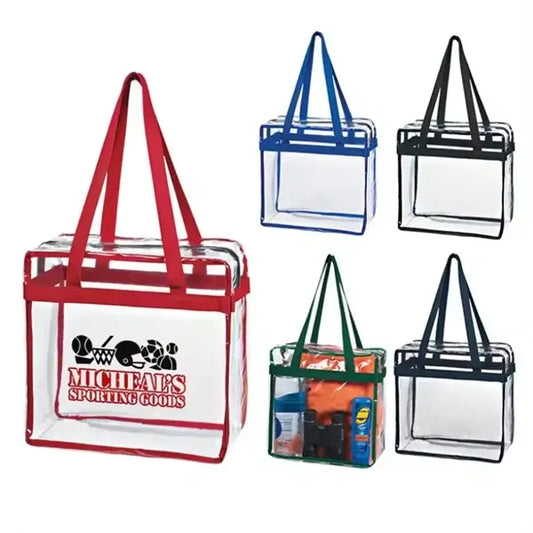 Transparent Travel PVC Tote Bag