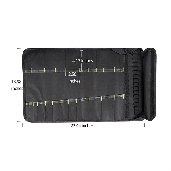 Portable Roll Up Tool Storage Bag Organizer