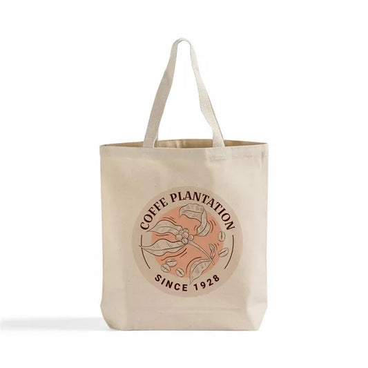 12 oz Flat Everyday Tote (Natural)