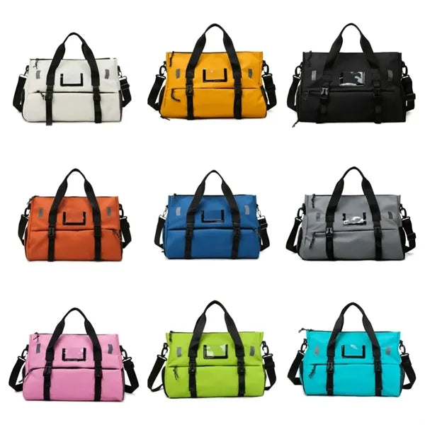 Sports Gym Duffel Bag with Shoes Compartment and Dry Wet