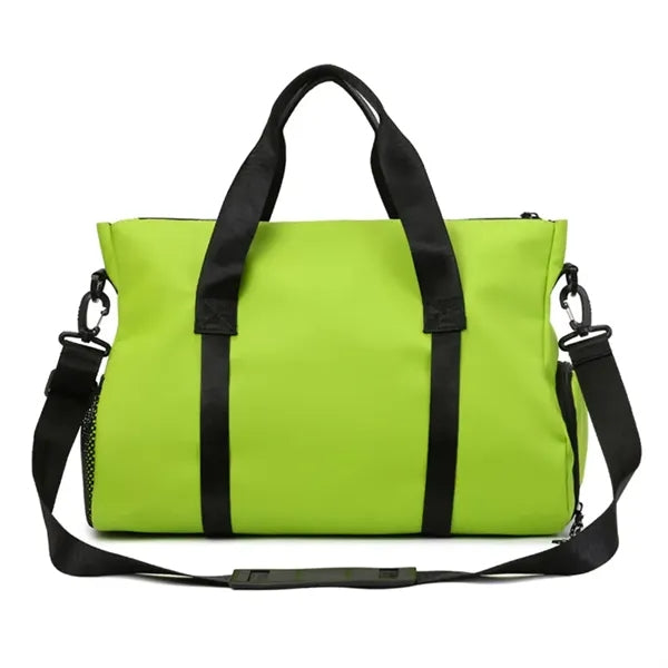 Sports Gym Duffel Bag with Shoes Compartment and Dry Wet