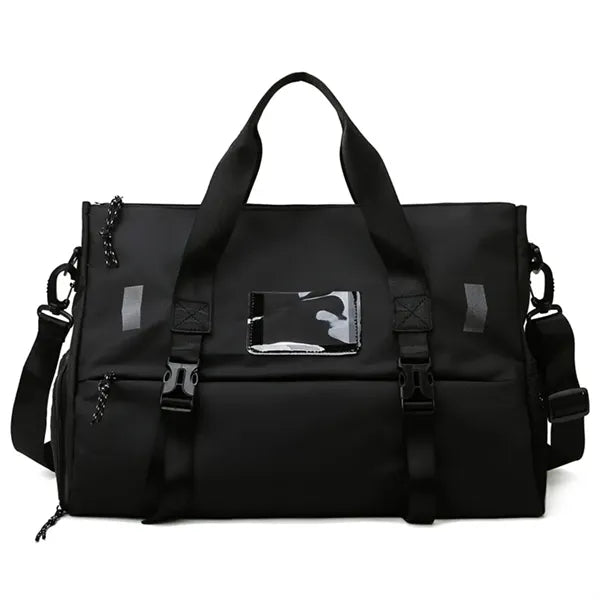 Sports Gym Duffel Bag with Shoes Compartment and Dry Wet