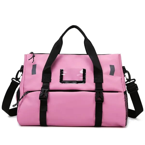 Sports Gym Duffel Bag with Shoes Compartment and Dry Wet