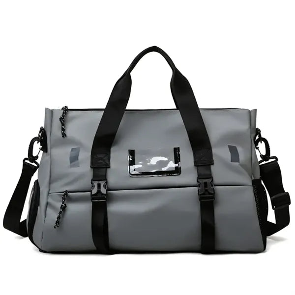 Sports Gym Duffel Bag with Shoes Compartment and Dry Wet