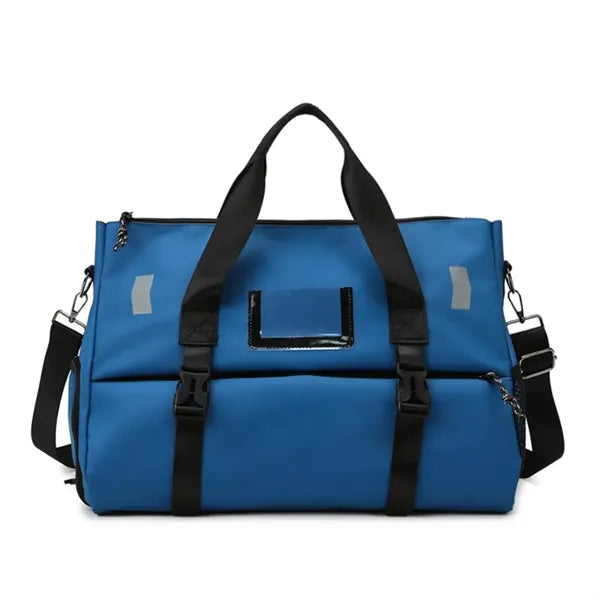 Sports Gym Duffel Bag with Shoes Compartment and Dry Wet