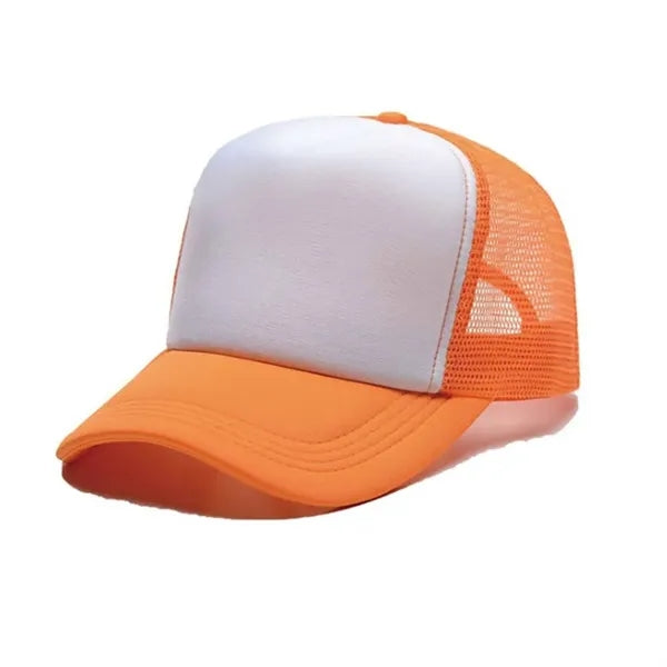 Beach Trucker Hats Sublimation Mesh Baseball Caps