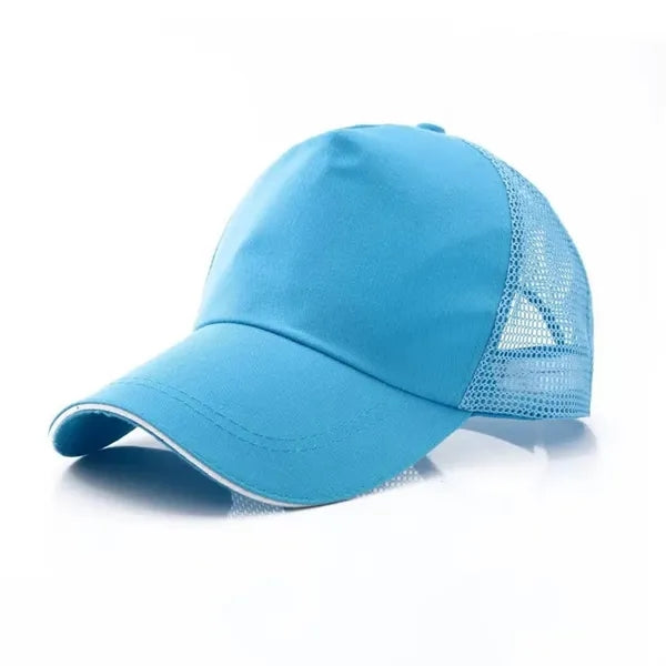 Beach Trucker Hats Sublimation Mesh Baseball Caps
