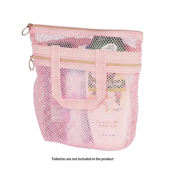 Portable Quick Dry Shower Mesh Bag