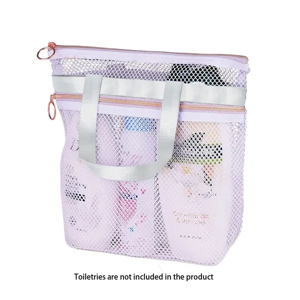 Portable Quick Dry Shower Mesh Bag