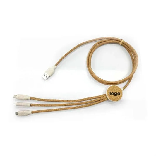 Biodegradable 3-in-1 Charging Cable