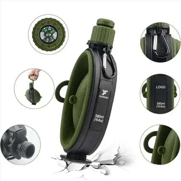 Foldable Portable Camping Water Bottle