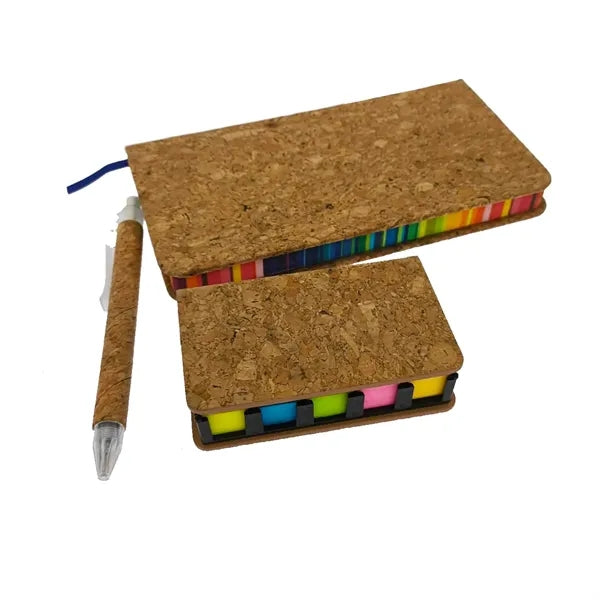 Cork Notebook Set W/ Gift Bag