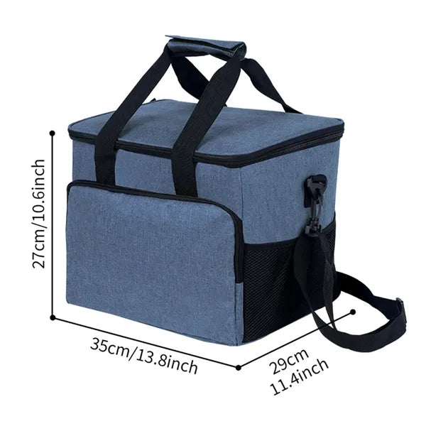 17L Waterproof Insulated Large Capacity Outdoor Picnic Bag