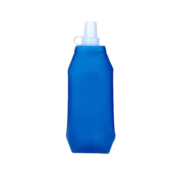 Squeeze-style sports soft water bottle
