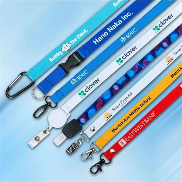 Full Color Double Sided Dye Sublimated Lanyard
