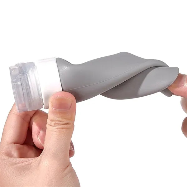 Silicone Travel Toiletry Bottle with Leak-Proof Cap