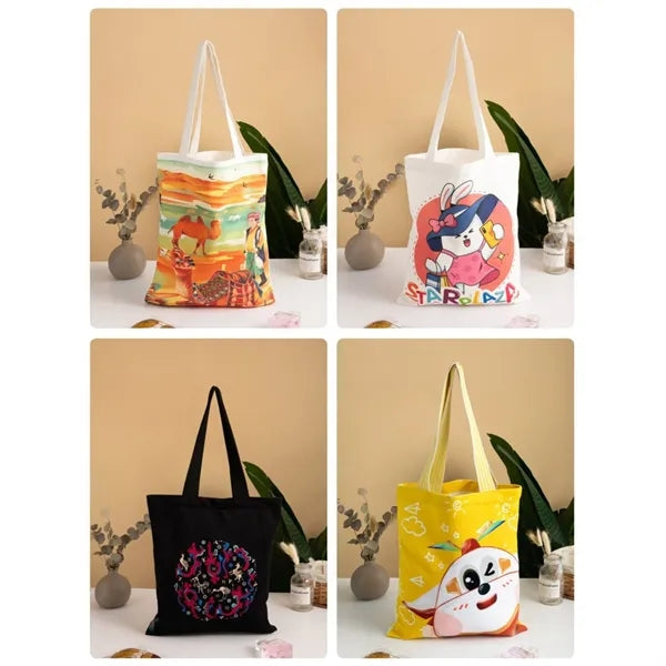 Natural Cotton Grocery Tote - 12 Oz