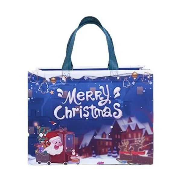 Sublimated Non-Woven Shopping Tote with Reinforced Handles
