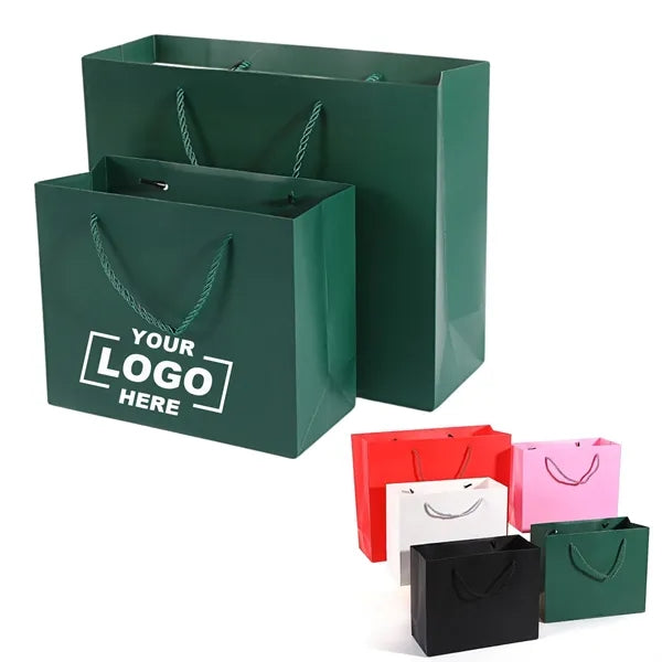 Matte Laminated Euro Tote Bag With Foil Stamp