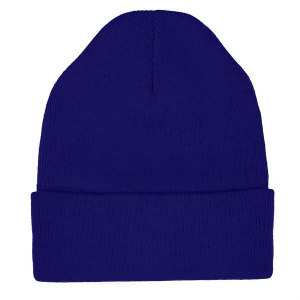 Knit Beanie Cap with Cuff