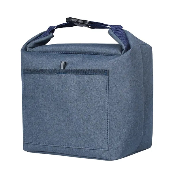 Foldable Insulated Lunch Cool Bag With Buckle Handle