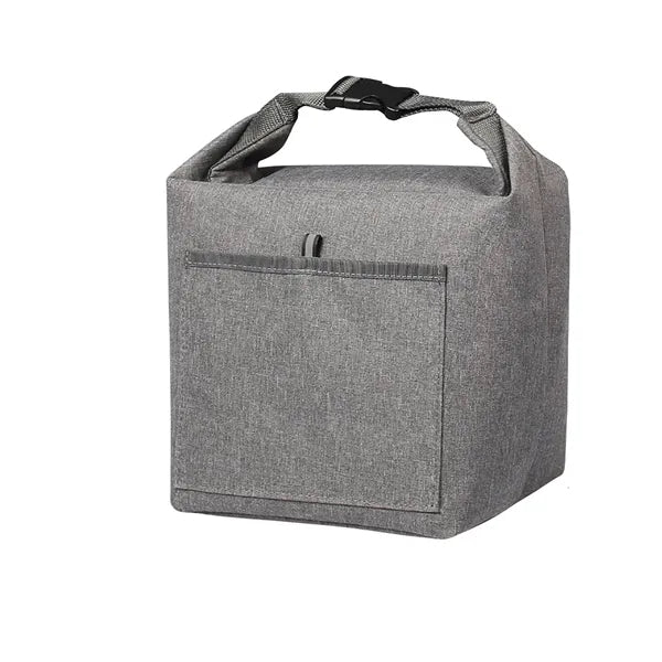 Foldable Insulated Lunch Cool Bag With Buckle Handle