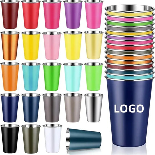16oz 304 Stainless Steel Stackable Water Cups