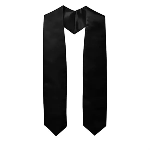 Solid-Color Graduation Veremonial Stole