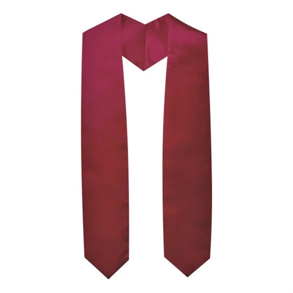 Solid-Color Graduation Veremonial Stole